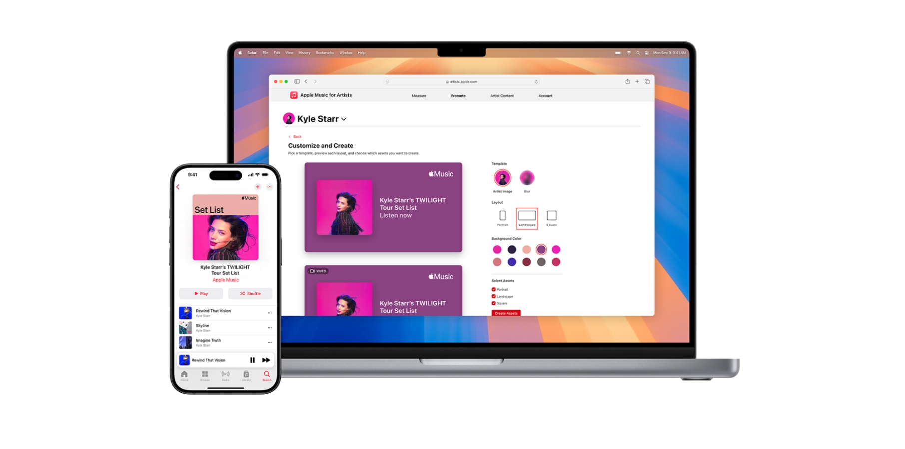 تتيح Apple Music للفنانين الترويج لحفلاتهم الموسيقية باستخدام قوائم Set الجديدة