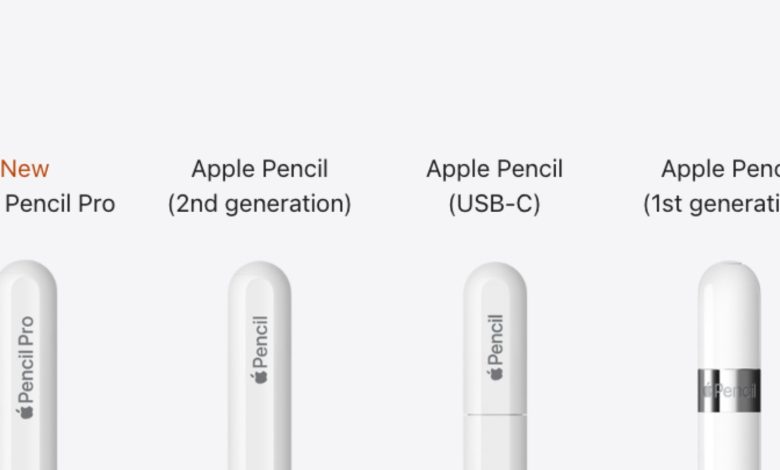 مقارنة Apple Pencil: الجيل الأول، أو الجيل الثاني، أو USB-C، أو Pro – ما هو الأفضل لجهاز iPad الخاص بك؟