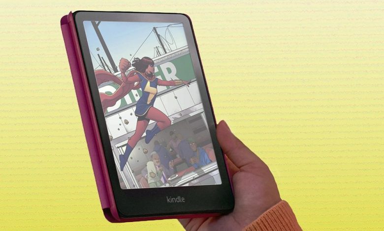 يعرض جهاز Kindle Colorsoft من أمازون مشكلة اصفرار الشاشة