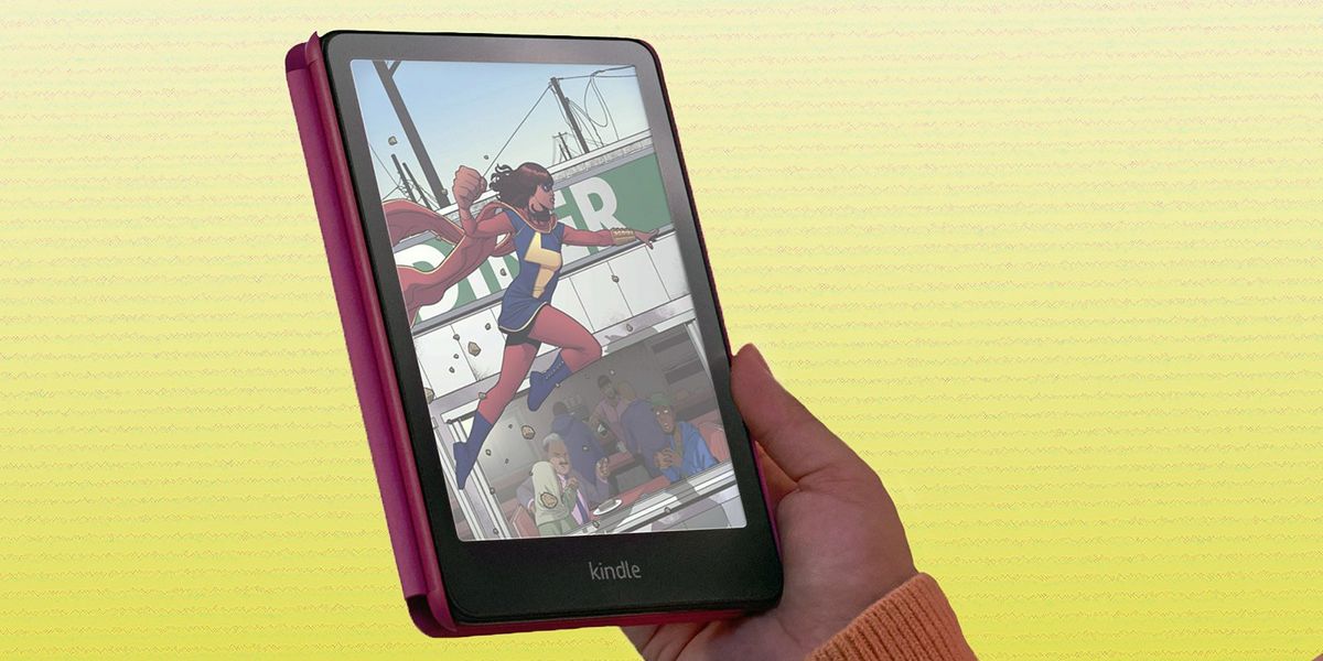 يعرض جهاز Kindle Colorsoft من أمازون مشكلة اصفرار الشاشة