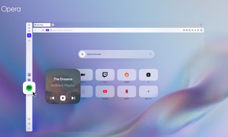 تتعاون Opera وSpotify لتوفير بث سلس للموسيقى على متصفحك