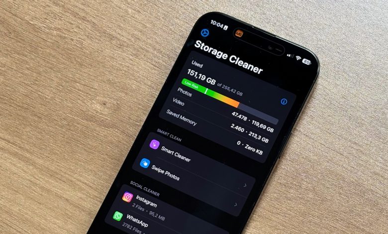 يمكن لتطبيق Storage Cleaner iPhone أيضًا تنظيف فوضى الوسائط الاجتماعية