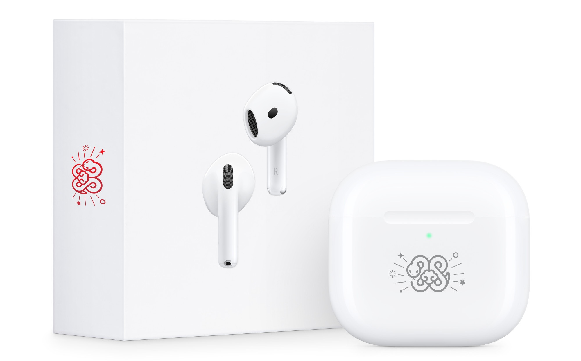 أصدرت شركة Apple إصدارًا محدودًا من AirPods 4 بمناسبة عام الثعبان أصدرت شركة Apple إصدارًا محدودًا من AirPods 4 بمناسبة عام الثعبان