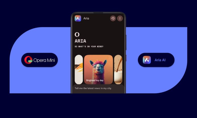 يضيف Opera Mini منظمة العفو الدولية ، مما يجعل ARIA إلى 100 مليون مستخدم